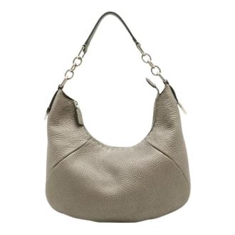 Fendi Pre-owned Selleria Schoudertas - Dames - Vintage Schoudertas - Grijs - ONE Size - Leer - Vintage