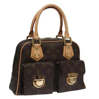Louis Vuitton Tweedehands Canvas handtassen - Dames - Pre-owned - Bruin - Maat: ONE Size Leer