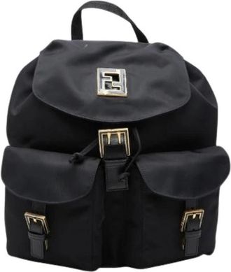 Fendi Pre-owned Backpacks, female, Black, Size: ONE SIZE Pre-owned Vintage Backpack