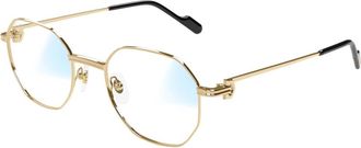 Cartier Zonnebril - unisex - Zonnebrillen - Geel - 50 MM - Accessoires