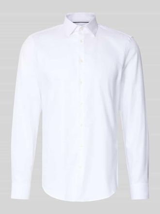Jake*s Slim Fit Business-Hemd aus reiner Baumwolle in Weiss, Gr&ouml;&szlig;e 41/42