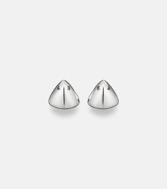 Yvonne L&eacute;on Requin 9kt white gold earrings with diamonds