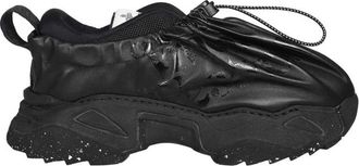 Vivienne Westwood Lamsleren Sneakers Ronde Neus - Heren - Sneakers - Zwart - 40 EU - Schoenen