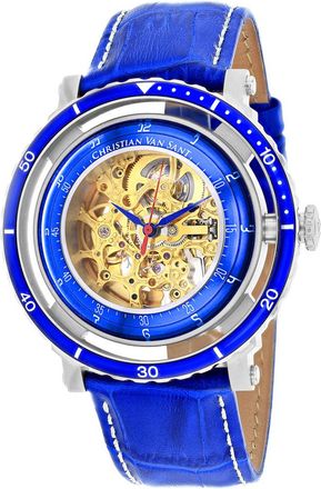 Christian Van Sant Mens Dome Gold Round 45mm