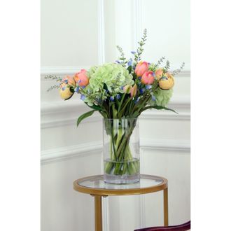Mark Roberts Tulip Hydrangea Bouquet in Peach at Nordstrom