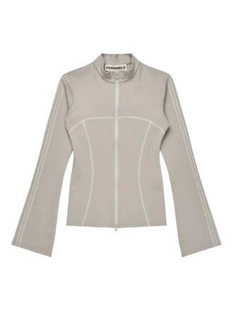 KERNEMILK Zoe track blouse - women - Viscose/Polyamide/Elastane - S - Neutrals