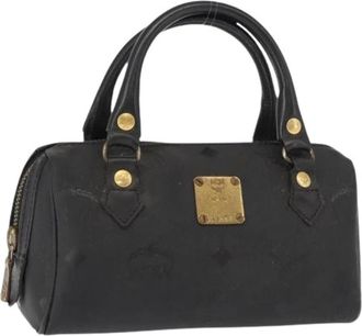 MCM Pre-owned Handbags, female, Black, Size: ONE SIZE Pre-owned Plastic Handbag