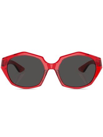 Oliver Peoples Occhiali da sole oversize - Rosso