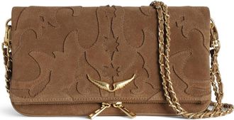 Zadig&Voltaire Rock Western Suede Crossbody Bag in Cognac at Nordstrom