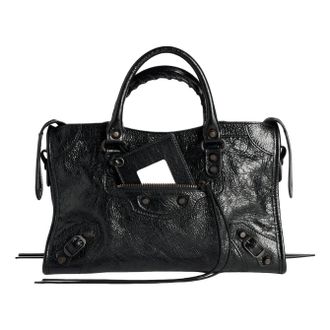 Balenciaga (WMNS) Balenciaga Le City Bag Small Black 8657622ACFH1000