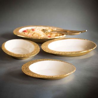 Lunares Cosmos Oval Deep Platters in 12.5 L X 9 W at Nordstrom