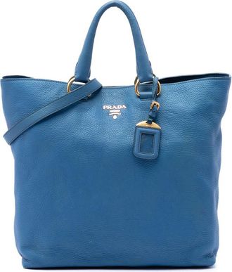 Prada Pre-owned Prada Vitello Daino Open Convertible Tote Ladies 5CWSU4DSW4EQ6AIF