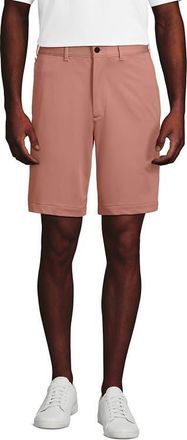 Lands End Traditional Fit 9 Flex Performance Golf Shorts in Cameo Rose at Nordstrom, Size 30 X 9