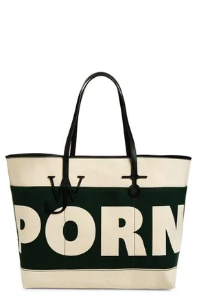 J.W.Anderson XL Anchor Tote in Green/natural at Nordstrom