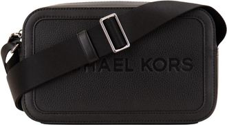 Michael Kors Leren Schoudertas - Dames - Schoudertassen - Zwart - ONE Size - Leer - Tassen