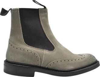 Trickers Veterschoenen Visone voor heren - Heren - Chelseaboots - Groen - 41 EU - Schoenen