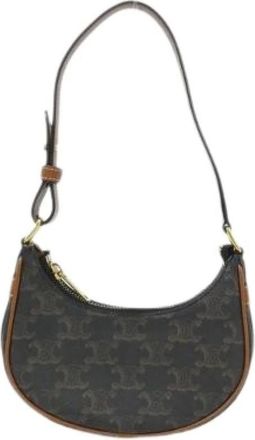 Celine Pre-owned Shoulder Bags, female, Brown, Size: ONE SIZE Pre-owned Mini Ava Bag