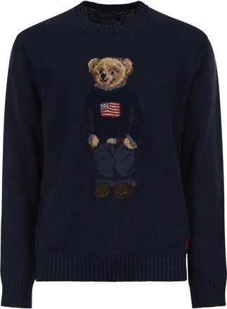 Polo Ralph Lauren Bear Polo Shirt In Cotton And Linen