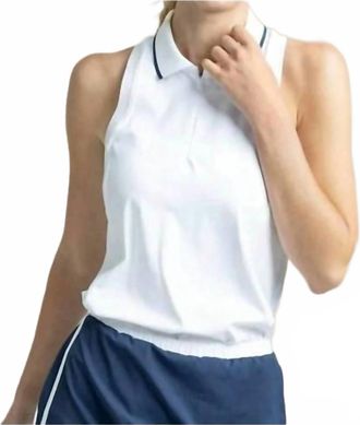 Southern Tide Kristy Performance Tank In Classic White