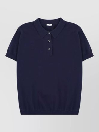 Aspesi cotton polo shirt collared design short sleeves