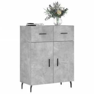 Berkfield Home Sideboard Concrete Grey 69.5x34x90 cm Engineered Wood