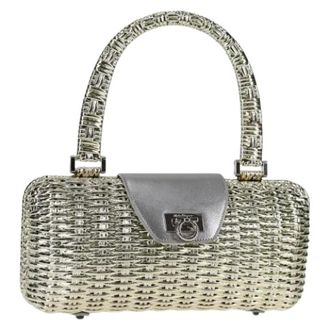 Ferragamo Pre-owned Handbags, female, Yellow, Size: ONE SIZE Pre-owned Hand Bag