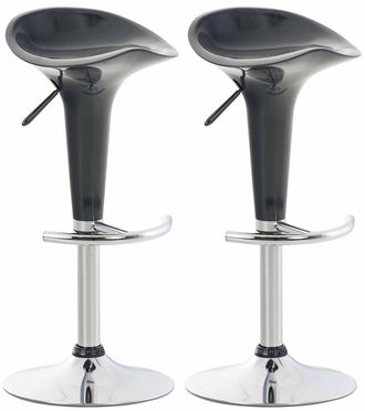 Clp Set 2 Sgabelli Saddle Grigio