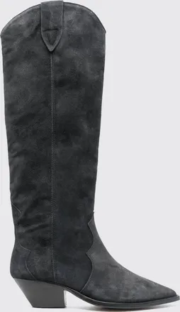 Isabel Marant Stivali texani al ginocchio Denvee in pelle scamosciata