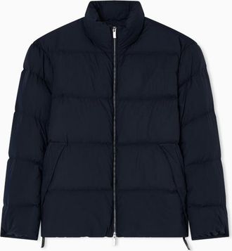 Emporio Armani Full Rei&szlig;verschluss Nylon Down Jacke