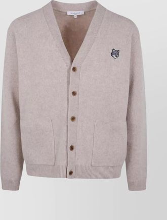 Maison Kitsun&eacute; wool cardigan