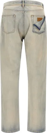Maison Margiela Numeric Signature Deconstructed Jeans - Blue