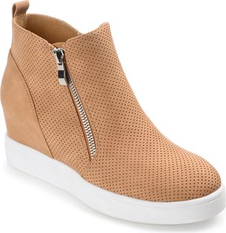 Journee Collection Women & apos;s Pennelope Medium and Wide Width Wedge Sneakers
