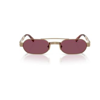 Miu Miu Sunglasses, female, Brown, Size: 52 MM MU B52S Sunglasses