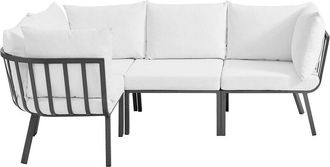 ModWay Riverside 4-Piece Outdoor Patio Sectional Sofa Set