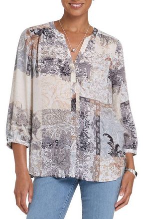 NYDJ Pintuck Top in Saint at Nordstrom, Size Xx-Small