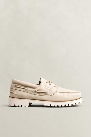 GANT Men Tratton Suede Boat Shoes (41) OAT BEIGE