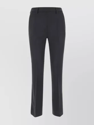Prada virgin wool flared trousers