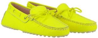 Tod's Womens Neon Yellow Loafer, Size 7