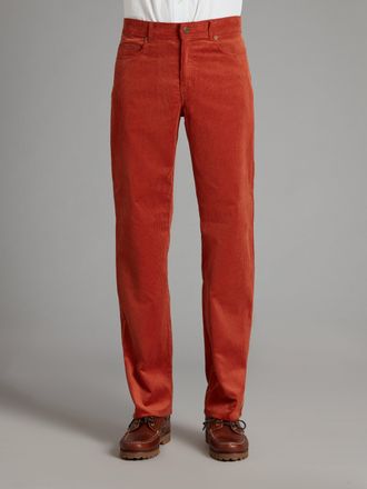 Oliver Brown Needlecord Jeans - Rust