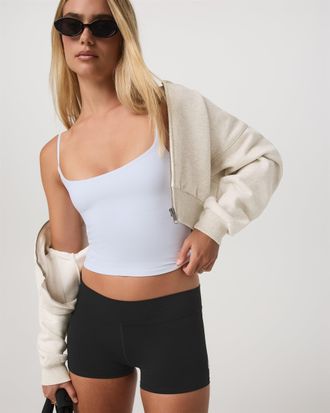 Vuori Clothing AllTheFeels Low Rise Shorty | Black | XS, Size Extra Small