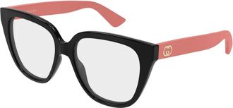 Gucci Optisch Montuur - Dames - Brillen - Zwart - 53 MM - Accessoires