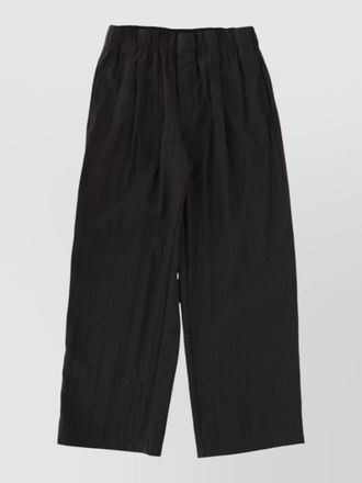 Our Legacy pleated wide leg tailored shorts