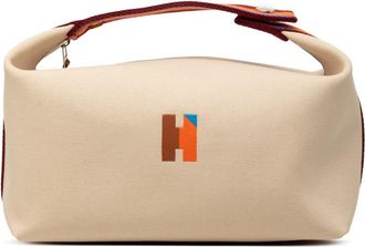 Herm&egrave;s Pre-owned Hermes Large Toile Bride A Brac H Pavillon Case Ladies 0UKDJKBWNW7X3BFP