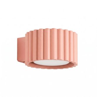Sollux Lighting Aplique melocot&oacute;n aluminio alt. 6 cm