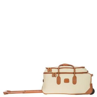 Bric's Firenze 21 Carry-On Rolling Duffle in Cream at Nordstrom