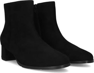 Hassia Milano Enkellaars - Dames - Schoenen - Zwart - Maat: 41 1/2 EU Zijde