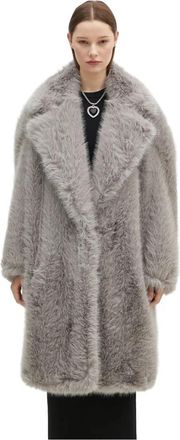 Sportmax Manico Jas - Dames - Mantel - Grijs - S - Polyester - Jassen