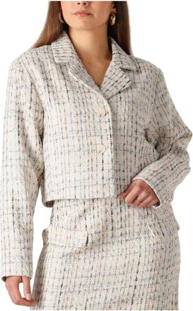 Freebird by Steven Jassen, Dames, Veelkleurig, L, Elegante Beige Lorijn Blazer