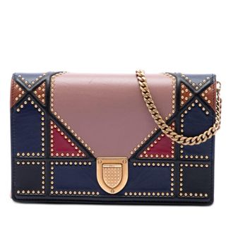 Dior Pre-owned Dior Small Multicolore Studded Lambskin Diorama Flap Ladies YDBS8LCGTM3K1XIH