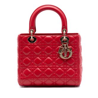 Dior Pre-owned Dior Medium Lambskin Cannage Lady Dior Ladies PQ8XZGYMP2P8XORQ